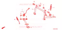 BEQUILLE pour Honda SPACY 125 de 2005
