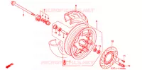 ROUE AVANT pour Honda FORESIGHT 250 EX de 2005