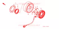 ALTERNATEUR pour Honda FOURTRAX 500 FOREMAN RUBICON Hydrostatic de 2006