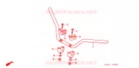 GUIDON pour Honda FOURTRAX 500 FOREMAN RUBICON Hydrostatic de 2006