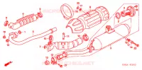 SILENCIEUX D'ECHAPPEMENT pour Honda FOURTRAX 500 FOREMAN RUBICON Hydrostatic de 2006
