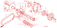 EMBRAYAGE pour Honda PANTHEON 125 FES de 2003