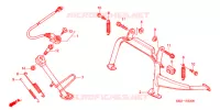 BEQUILLE pour Honda S WING 125 FES ABS de 2007