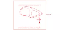 DOSSERET pour Honda S WING 125 FES ABS de 2007
