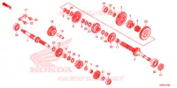BOITE DE VITESSES pour Honda TRX 250 FOURTRAX RECON Electric Shift de 2016