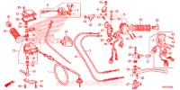 LEVIER DE GUIDON   CABLE   COMMODO pour Honda TRX 250 FOURTRAX RECON Electric Shift de 2016