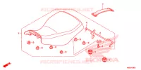 SELLE pour Honda TRX 250 FOURTRAX RECON Electric Shift de 2016