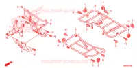 SUPPORT pour Honda TRX 250 FOURTRAX RECON Electric Shift de 2016