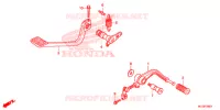 PEDALE pour Honda F6B 1800 GOLD WING 3GS de 2016