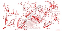 TETE DE FOURCHE pour Honda CBR 650 F ABS de 2016