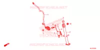 BEQUILLE LATERALE pour Honda CBR 650 F ABS de 2016