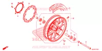 ROUE AVANT pour Honda CBR 500 R de 2016