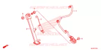 BEQUILLE LATERALE pour Honda CBR 500 R ABS de 2016