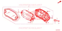 COMPTEUR pour Honda CBR 500 R ABS de 2016