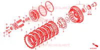EMBRAYAGE pour Honda CBR 500 R ABS de 2016