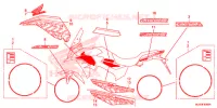 AUTOCOLLANTS pour Honda CB 500 X de 2016