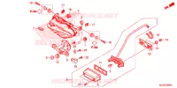 FEU ARRIERE pour Honda CB 500 X ABS de 2016