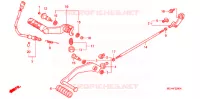 PEDALE pour Honda VTX 1800 F Specification 2 de 2006