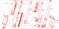 FOURCHE pour Honda CRF 450 X de 2007