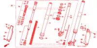 FOURCHE pour Honda CRF 450 X de 2008