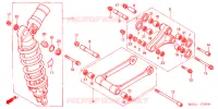 AMORTISSEUR ARRIERE pour Honda CBR 1000 RR de 2007
