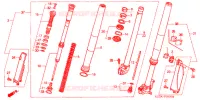 FOURCHE pour Honda CR 250 R de 2007