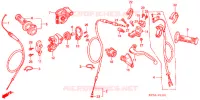LEVIER DE GUIDON   CABLE   COMMODO (CR250R'04 '07) pour Honda CR 250 R de 2007
