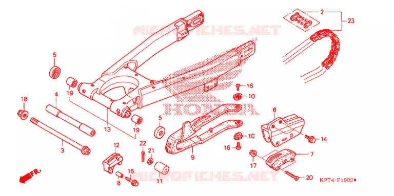 BRAS OSCILLANT Honda MOTO 150 CRF 2007  CRF150F7