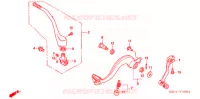 PEDALE   KICK pour Honda CRF 250 R de 2007