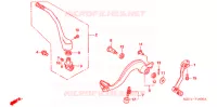 PEDALE   KICK pour Honda CRF 250 R de 2007
