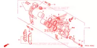 ETRIER DE FREIN AVANT pour Honda CRF 250 X de 2007