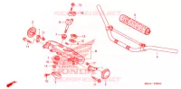 GUIDON   TE DE FOURCHE pour Honda CRF 250 X de 2007