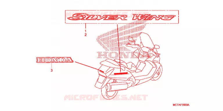 AUTOCOLLANTS Honda MOTO 70 CRF 2007  CRF70F7