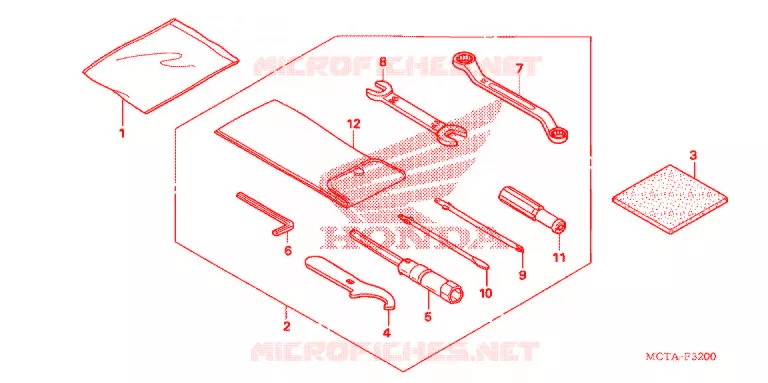 OUTIL Honda MOTO 70 CRF 2007  CRF70F7