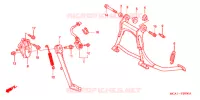 BEQUILLE pour Honda GL 1800 GOLD WING ABS de 2007