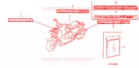 AUTOCOLLANTS pour Honda ZOOMER 50 de 2007