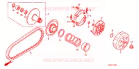 EMBRAYAGE pour Honda ZOOMER 50 de 2007