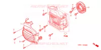 VENTILATEUR ET COUVERCLE DE RADIATEUR pour Honda ZOOMER 50 de 2007
