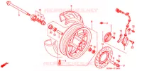ROUE AVANT pour Honda REFLEX 250 ABS de 2007