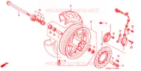 ROUE AVANT pour Honda REFLEX 250 SPORT RED de 2007
