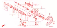 ARBRE DE ROUE AVANT (4WD) pour Honda FOURTRAX 420 RANCHER 4X4 Electric Shift de 2007