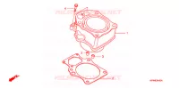 CYLINDRE pour Honda FOURTRAX 420 RANCHER 4X4 Electric Shift de 2007