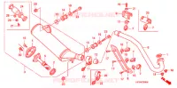 SILENCIEUX D'ECHAPPEMENT pour Honda TRX 450 R SPORTRAX Electric Start de 2007