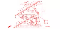 TRIANGLES AVANT pour Honda TRX 450 R SPORTRAX Electric Start de 2007