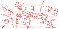 MAITRE CYLINDRE DE FREIN AVANT pour Honda FOURTRAX 500 FOREMAN 4X4 Electric Shift, PS, CAMO de 2007