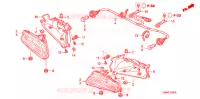 FEU ARRIERE pour Honda FOURTRAX 680 RINCON GPS de 2007