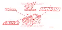 AUTOCOLLANTS pour Honda FOURTRAX 680 RINCON GPS CAMO de 2007