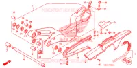 BRAS OSCILLANT pour Honda VFR 800 INTERCEPTOR RED de 2007