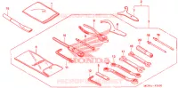 OUTIL pour Honda VFR 800 INTERCEPTOR TRICOLOR de 2007