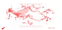 RADIATEUR D'HUILE pour Honda VFR 800 INTERCEPTOR TRICOLOR de 2007